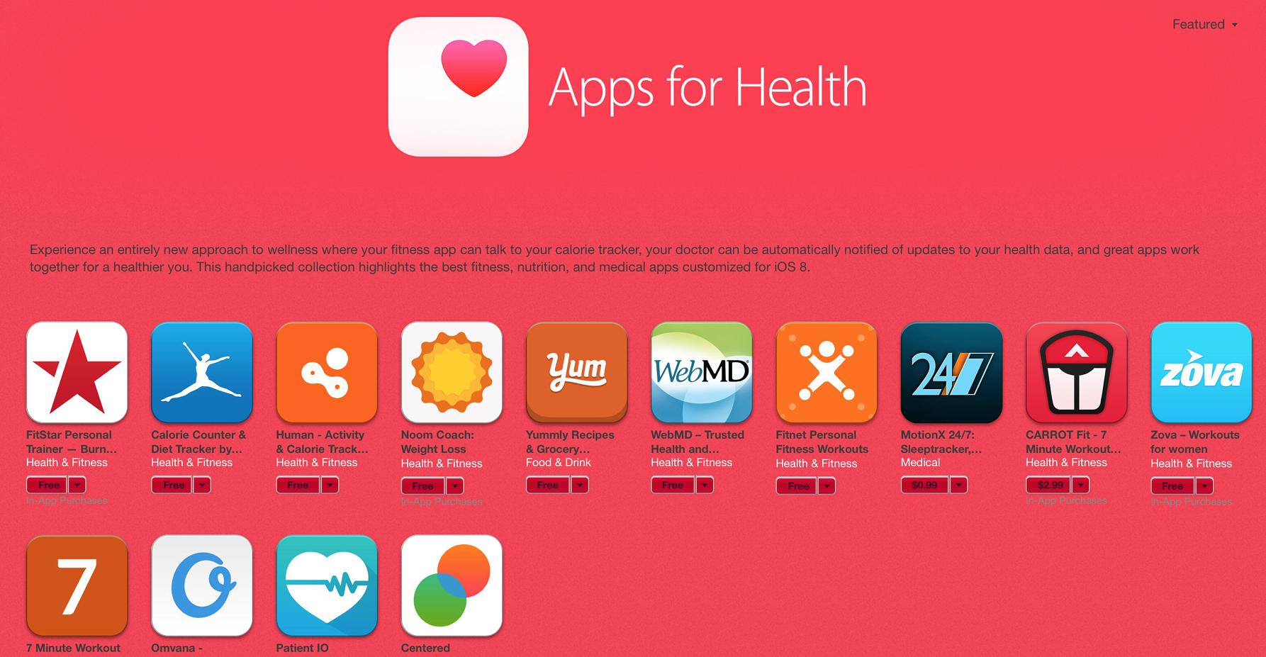 Apps for Health