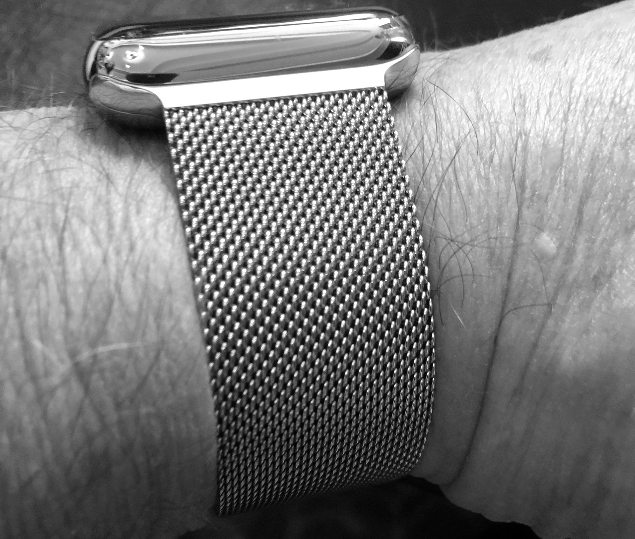 Apple Watch with Milanese Loop