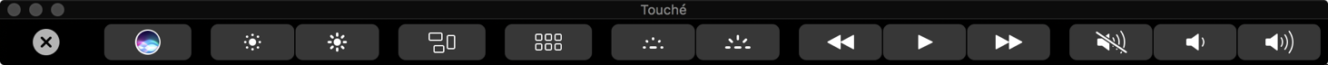 Touch Bar customizing