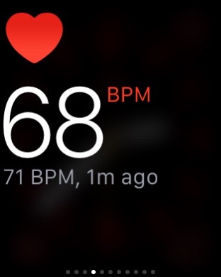 Apple Watch - heart rate