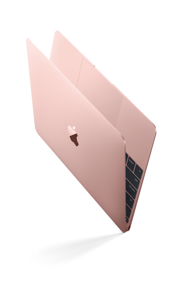 MacBook in Rose Gold - Image courtesy of Apple