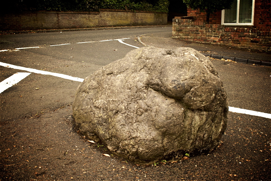 a rock in the way
