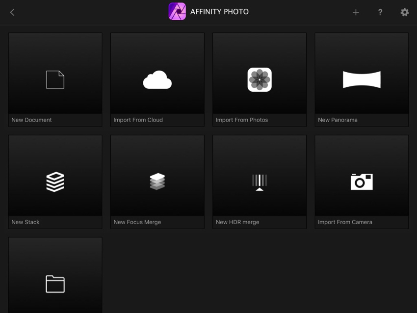Affinitiy Photo - iPad Pro