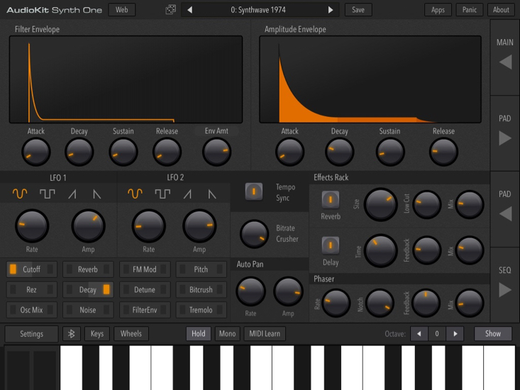 AudioKit Synth One Synthesizer