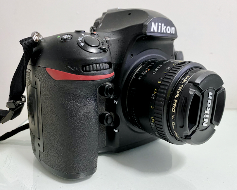 Nikon D850 with Nikkor 50mm lens