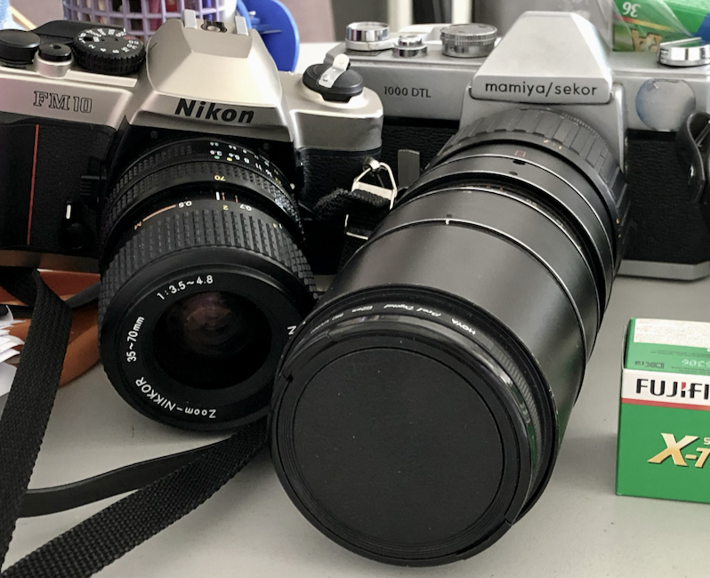 Nikon F10 and Mmiya/Sekor 1000DTL