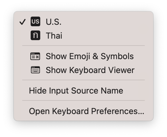 langauge selection icons