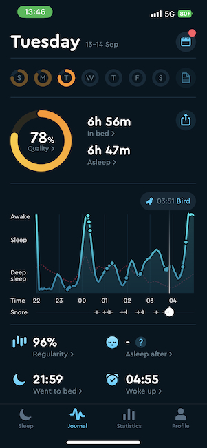 Sleep Cycle app
