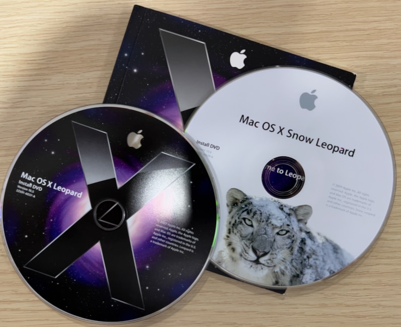 OS X installation disks