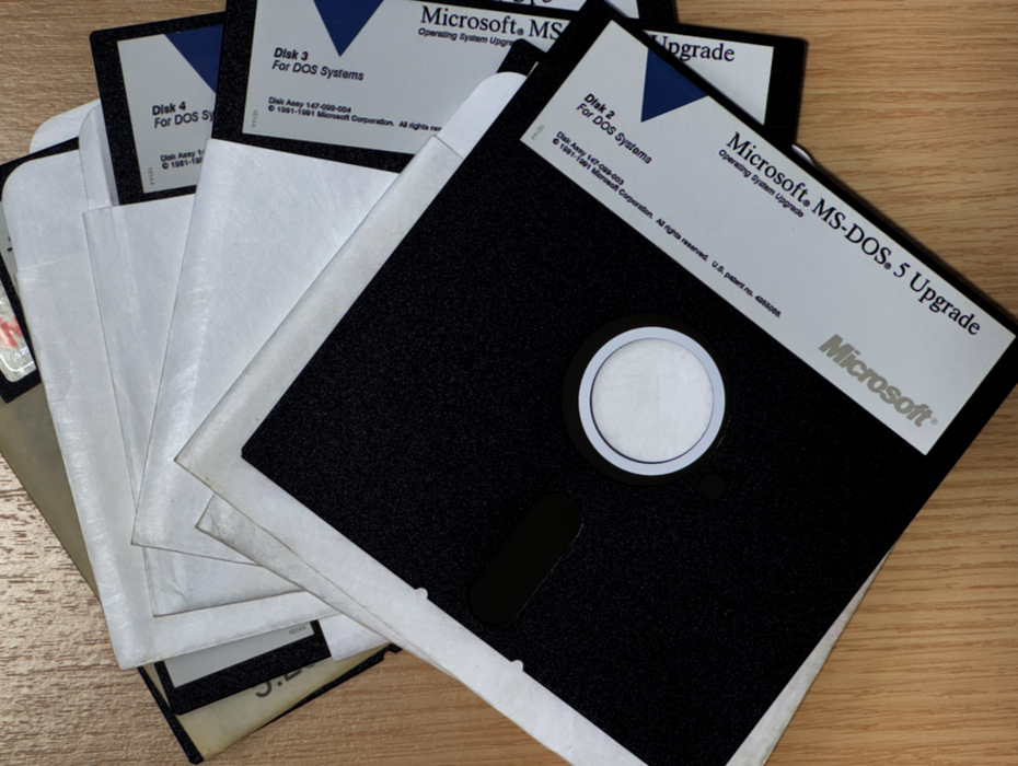 5.25 inch floppy disks