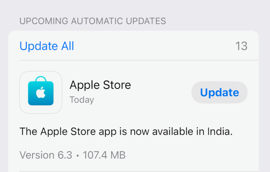 Apple Store in India