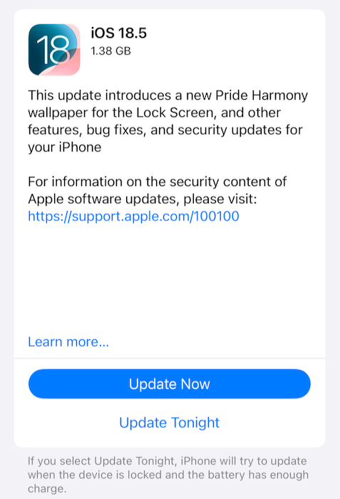 Apple updates