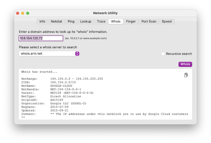 Network Utility