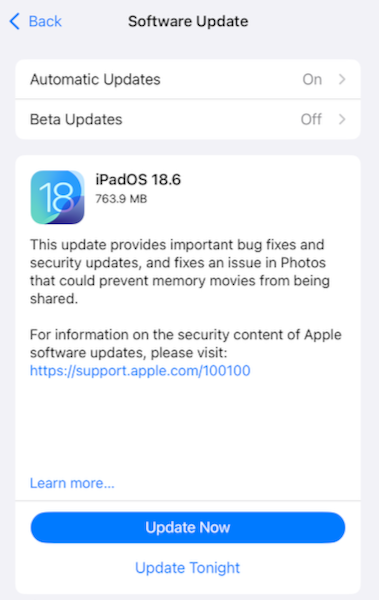 OS updates