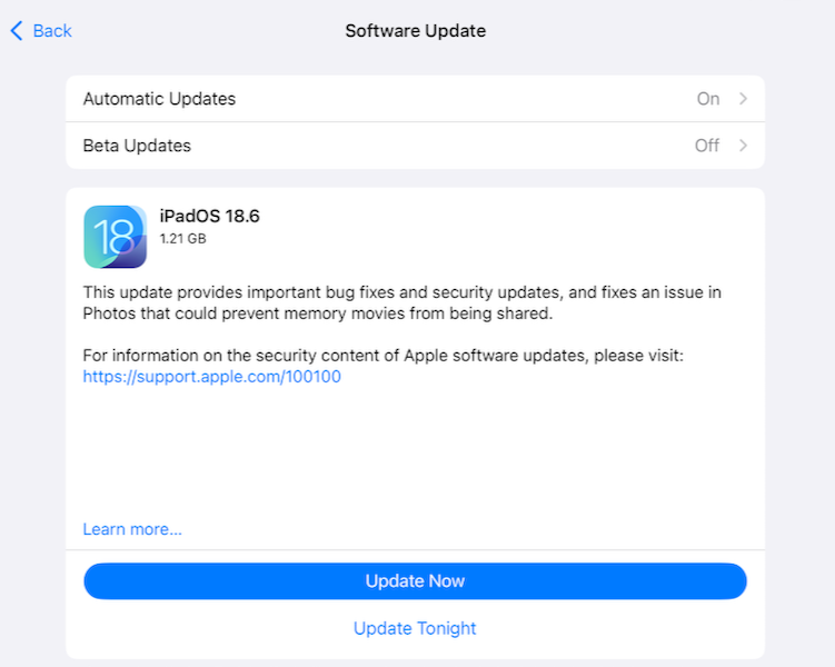 OS updates