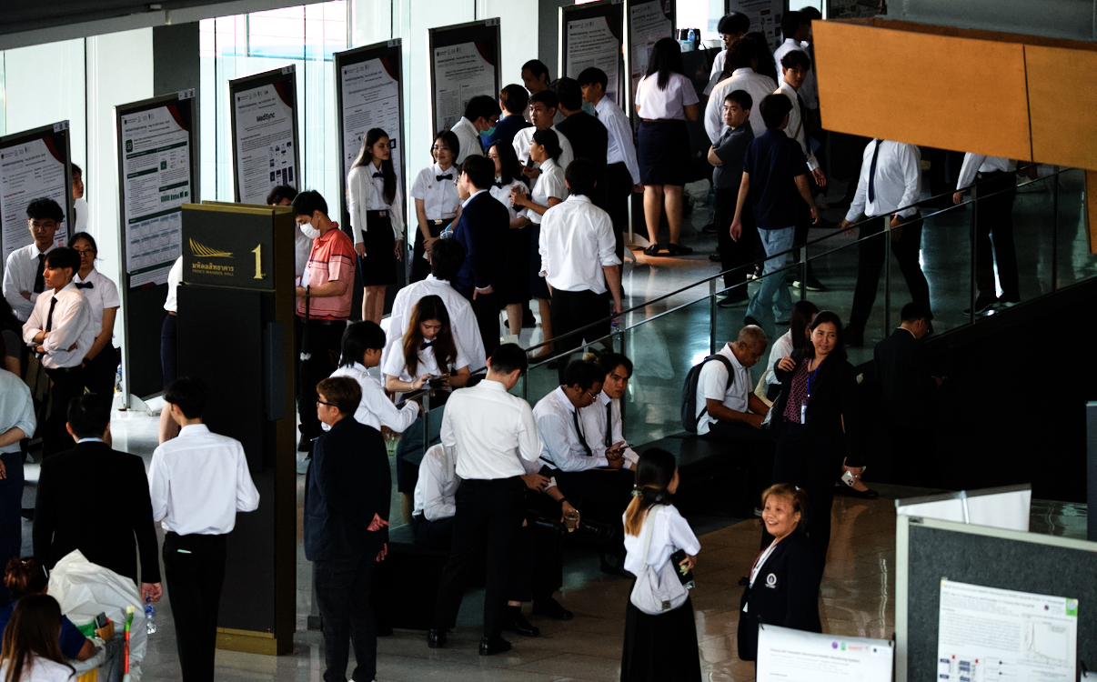 Capstone project exhibition at Prine Mahidol Hall