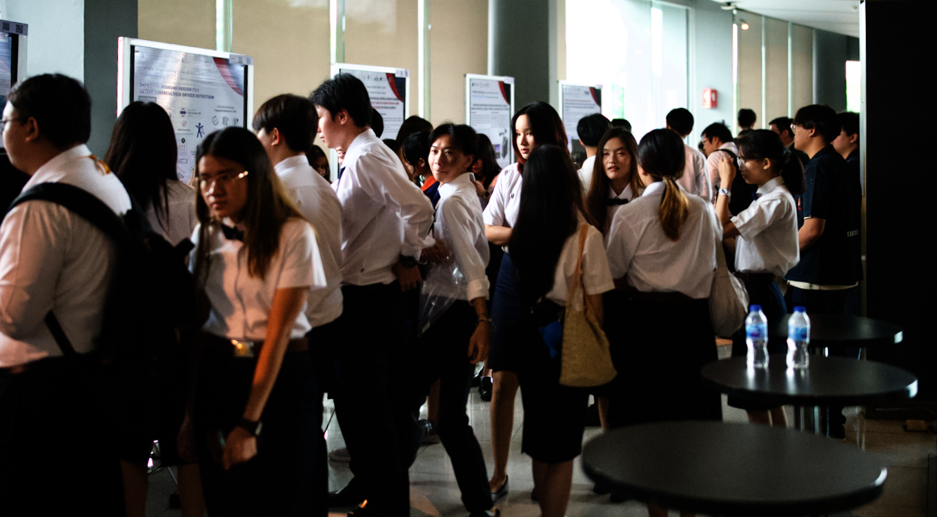Capstone project exhibition at Prine Mahidol Hall