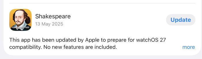 App adjustments