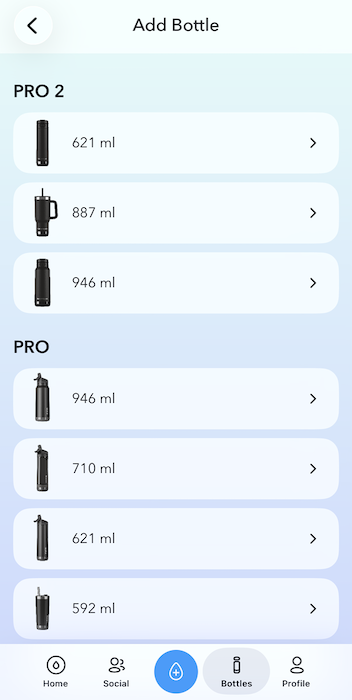 HidrateSpark app