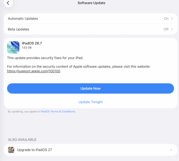 updating