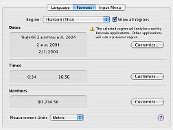 Languages Formats