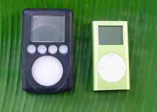 a pair of iPods