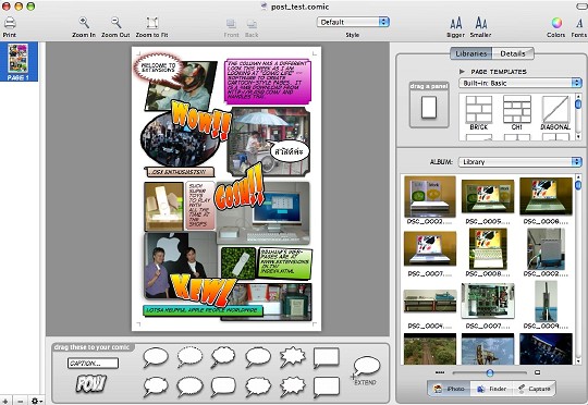 comic life templates free