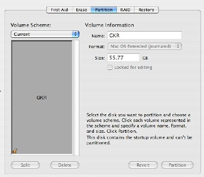 partition and split