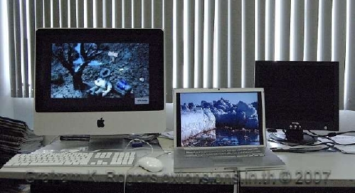 iMac with friends