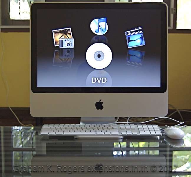 iMac with Front Row