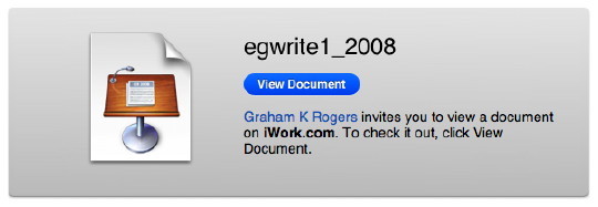 iwork notification