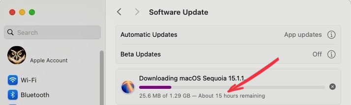 macOS 15.1.1 update