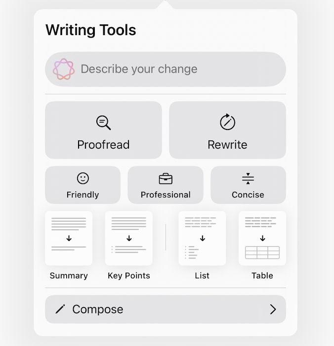 AI writing tools