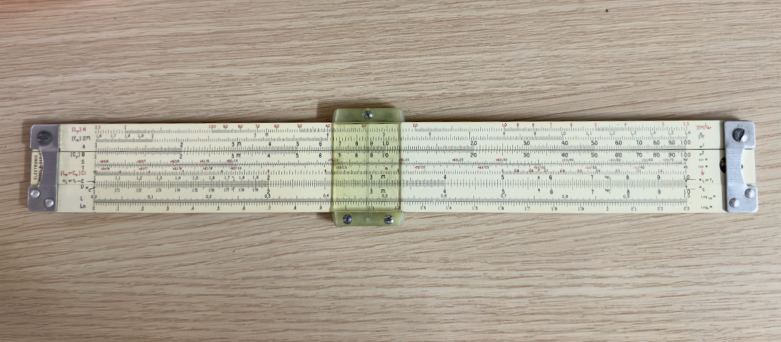 Older technology - the sliderule