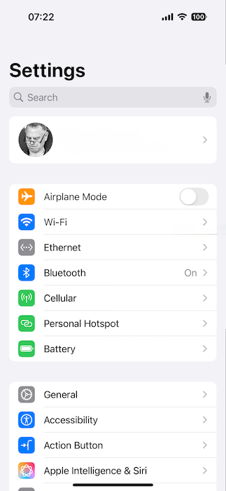 ethernet on the iPhone