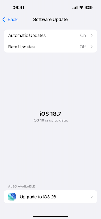 apple updates