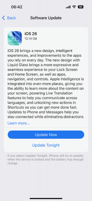 apple updates
