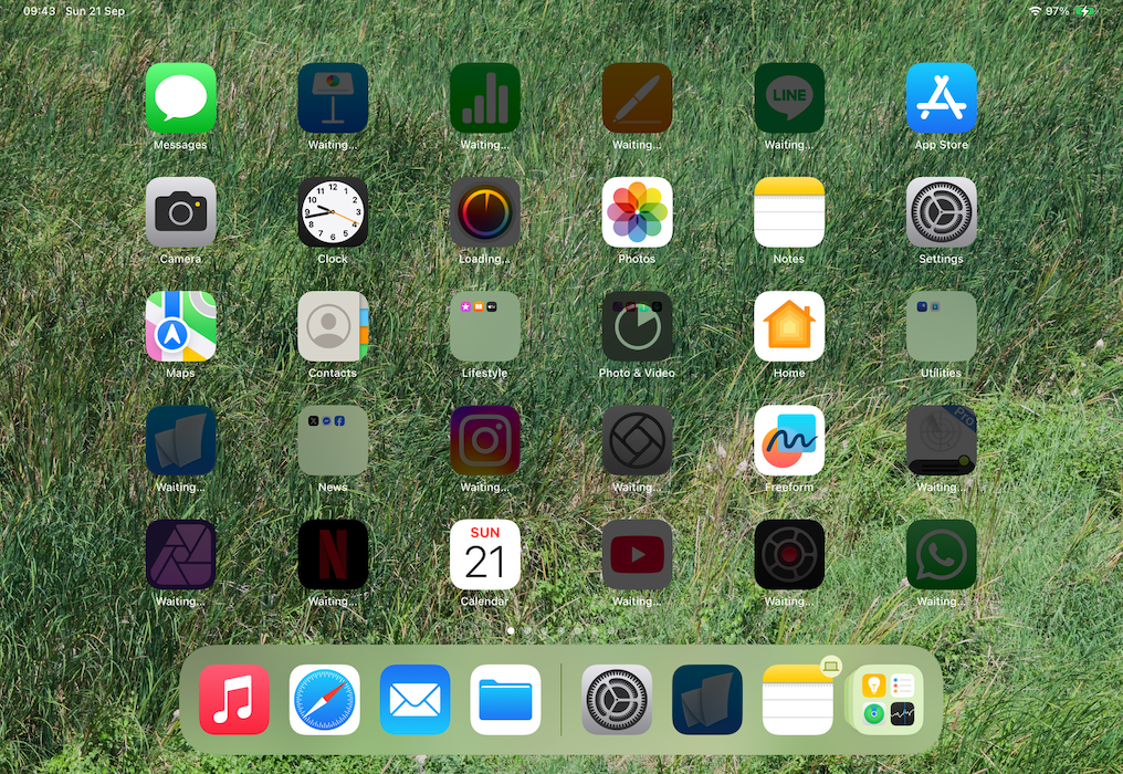 reinstalling apps