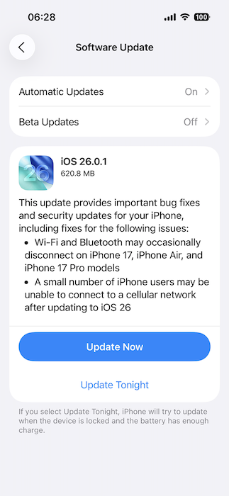 OS updates