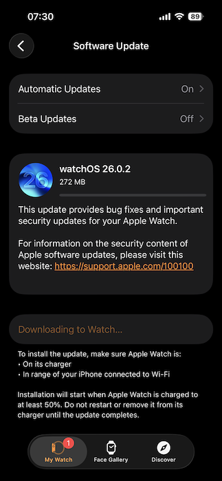 OS updates