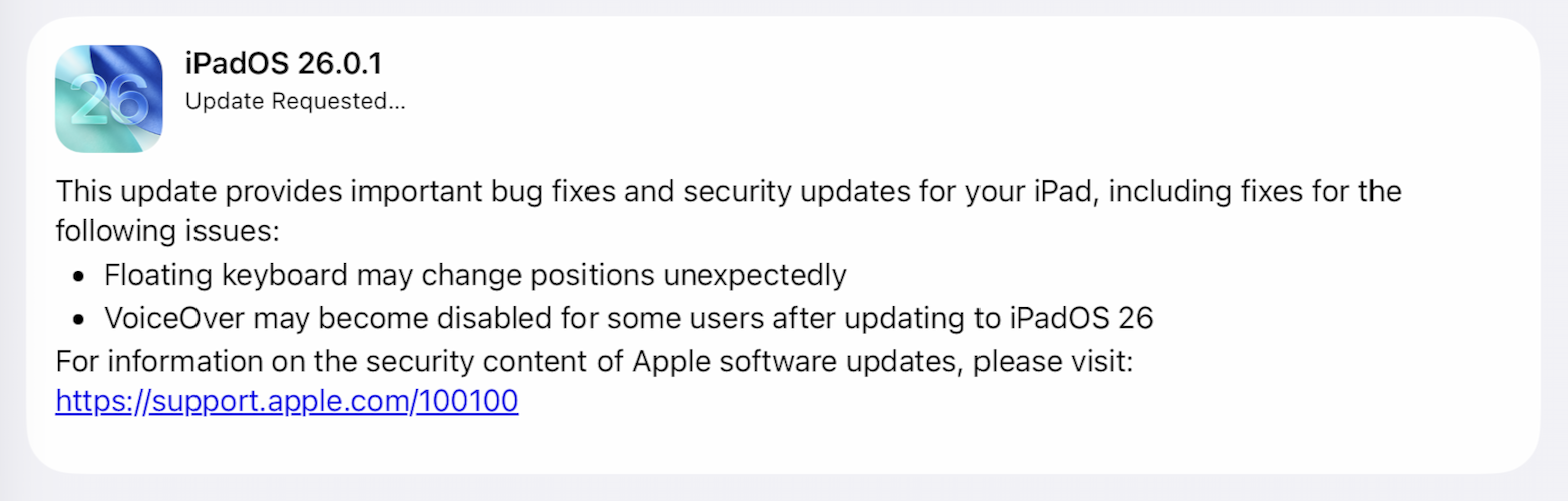 OS updates
