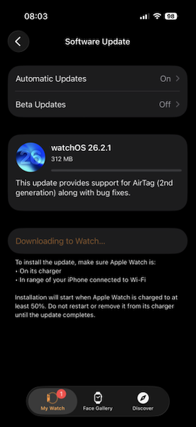 26.2.1 OS updates