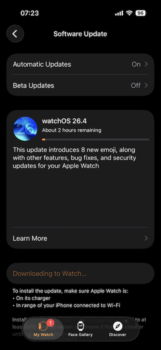 OS update