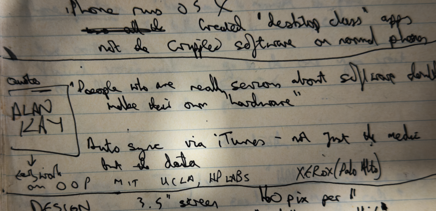 Notes from Apple World 2007