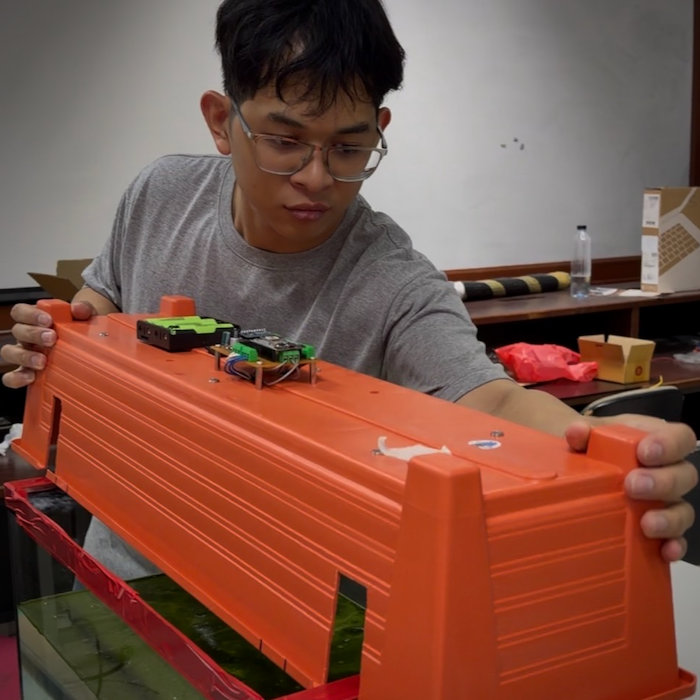 Wolffia weight project students